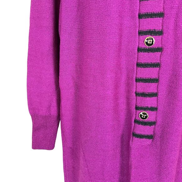 Alnoral Al Spokavicius Danielle Oliver Wool Knit Dress Vintage NWT $398 sz L - Picture 6 of 16